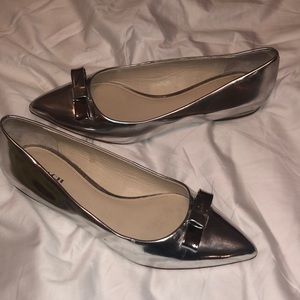 Coach Silver Flats Size: 8.5